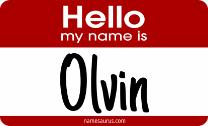 Hello my name is Olvin png download