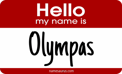 Hello my name is Olympas png download