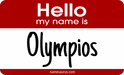 Hello my name is Olympios png download