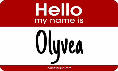 Hello my name is Olyvea png download