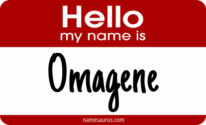 Hello my name is Omagene png download