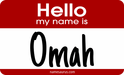 Hello my name is Omah png download