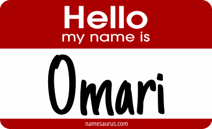 Hello my name is Omari png download