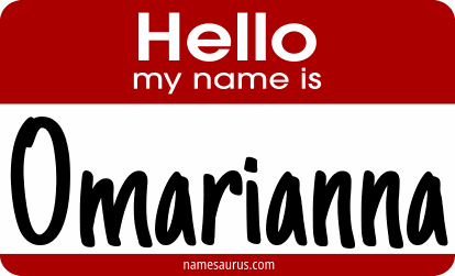 Hello my name is Omarianna png download