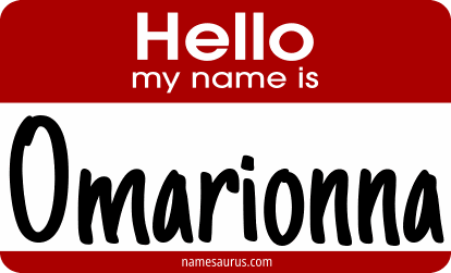 Hello my name is Omarionna png download