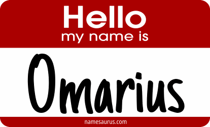 Hello my name is Omarius png download