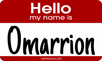 Hello my name is Omarrion png download
