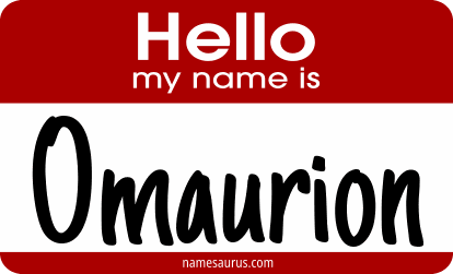 Hello my name is Omaurion png download