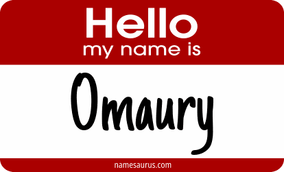 Hello my name is Omaury png download