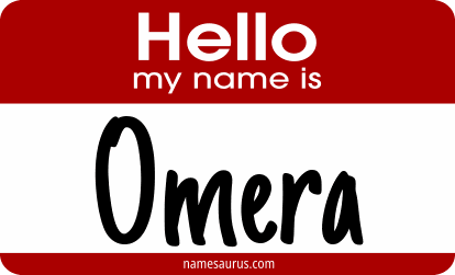 Hello my name is Omera png download