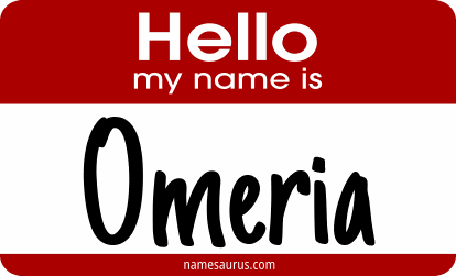 Hello my name is Omeria png download