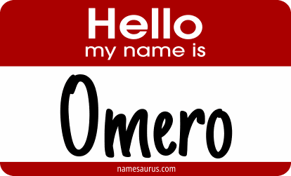 Hello my name is Omero png download