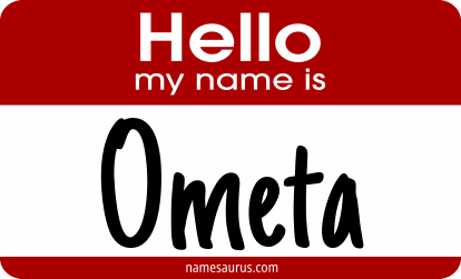 Hello my name is Ometa png download