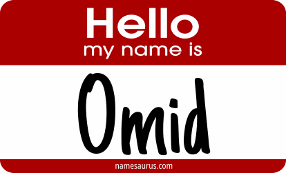 Hello my name is Omid png download