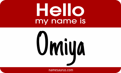 Hello my name is Omiya png download
