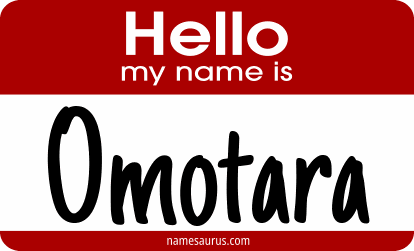 Hello my name is Omotara png download