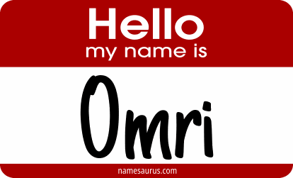 Hello my name is Omri png download