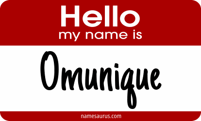 Hello my name is Omunique png download