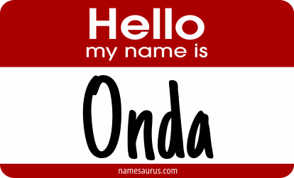 Hello my name is Onda png download