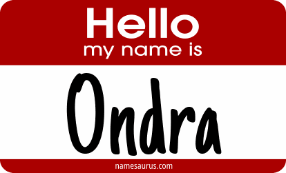 Hello my name is Ondra png download