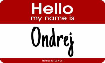 Hello my name is Ondrej png download