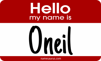 Hello my name is Oneil png download