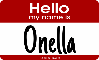Hello my name is Onella png download