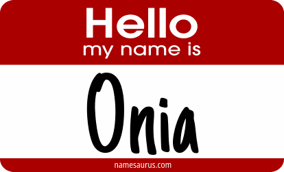 Hello my name is Onia png download