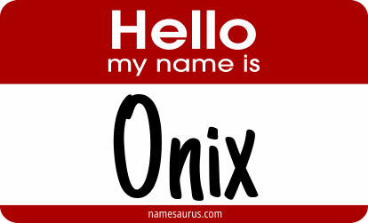 Hello my name is Onix png download