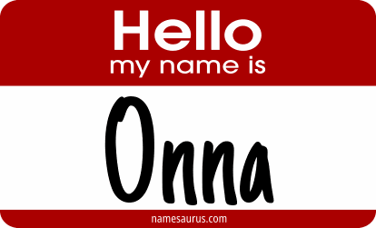 Hello my name is Onna png download
