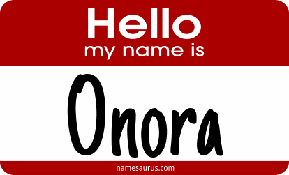Hello my name is Onora png download