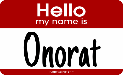 Hello my name is Onorat png download