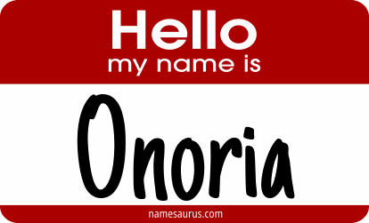 Hello my name is Onoria png download
