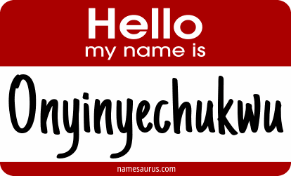 Hello my name is Onyinyechukwu png download