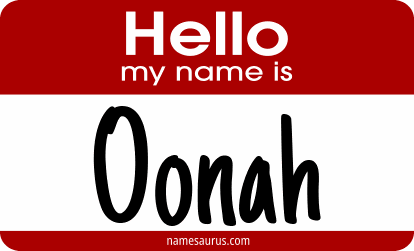 Hello my name is Oonah png download