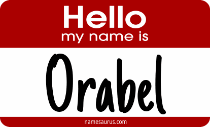 Hello my name is Orabel png download