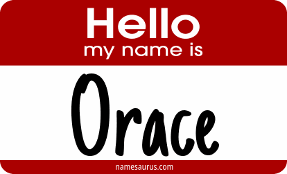 Hello my name is Orace png download