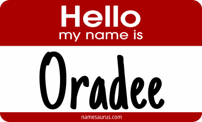 Hello my name is Oradee png download