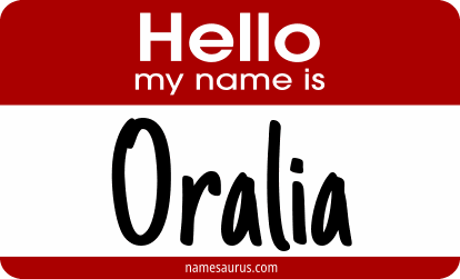 Hello my name is Oralia png download