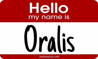 Hello my name is Oralis png download