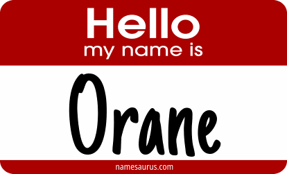 Hello my name is Orane png download