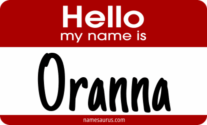Hello my name is Oranna png download
