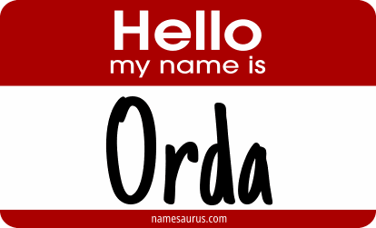 Hello my name is Orda png download