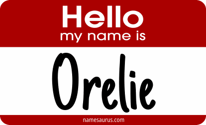 Hello my name is Orelie png download