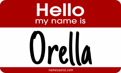 Hello my name is Orella png download