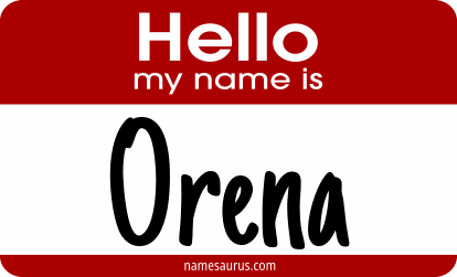Hello my name is Orena png download