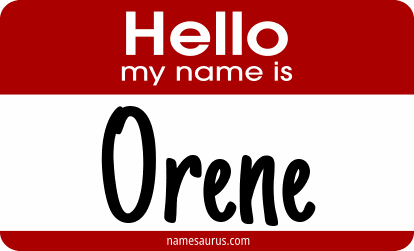 Hello my name is Orene png download