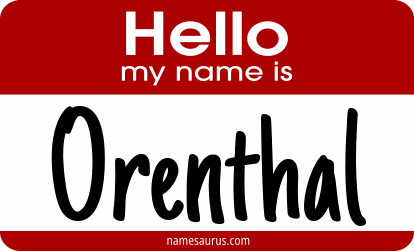 Hello my name is Orenthal png download