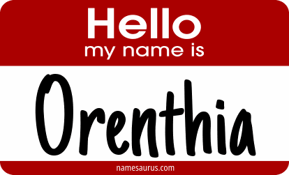 Hello my name is Orenthia png download