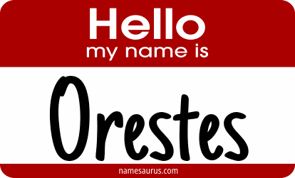 Hello my name is Orestes png download